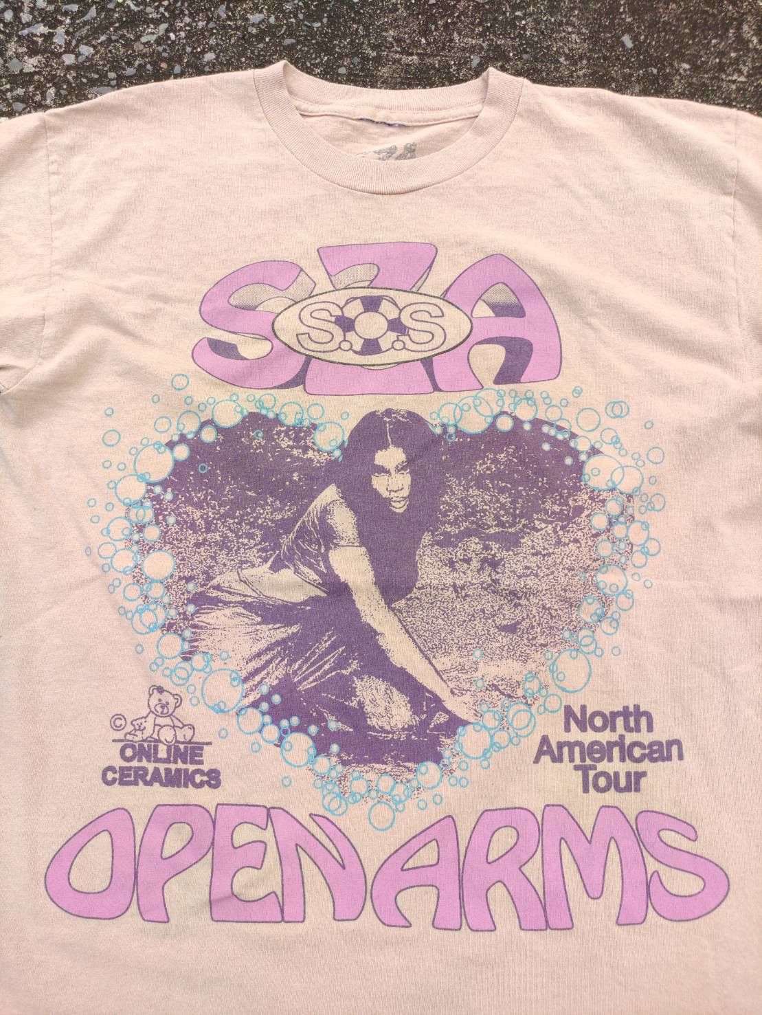 Online Ceramics SZA SOS Open Arms North American Tour T-Shirt Size US M / EU 48-50 / 2 - 1 Thumbnail