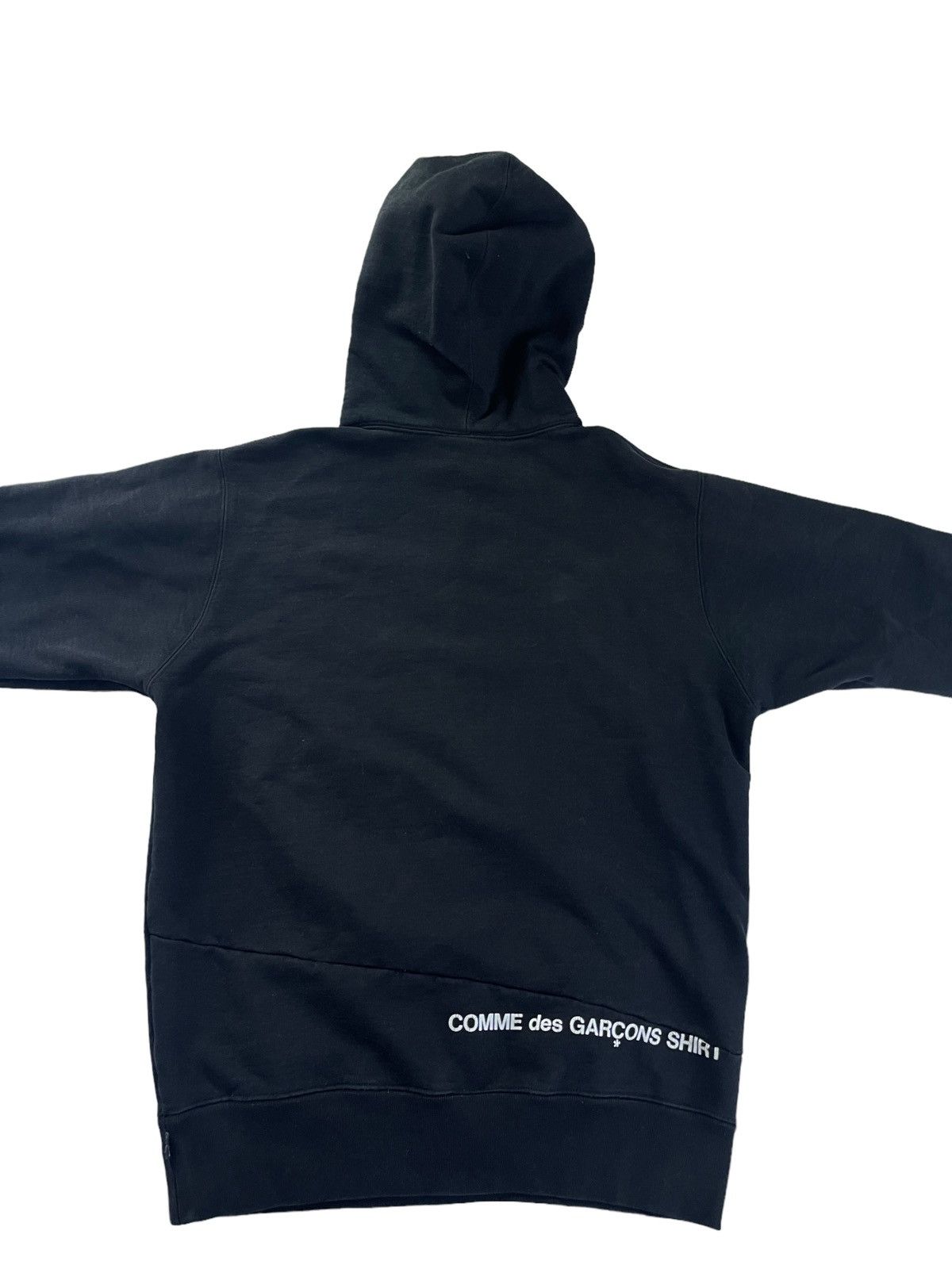 Comme des Garcons Streetwear Supreme Supreme FW18 Split Box Logo Hoodie Grailed