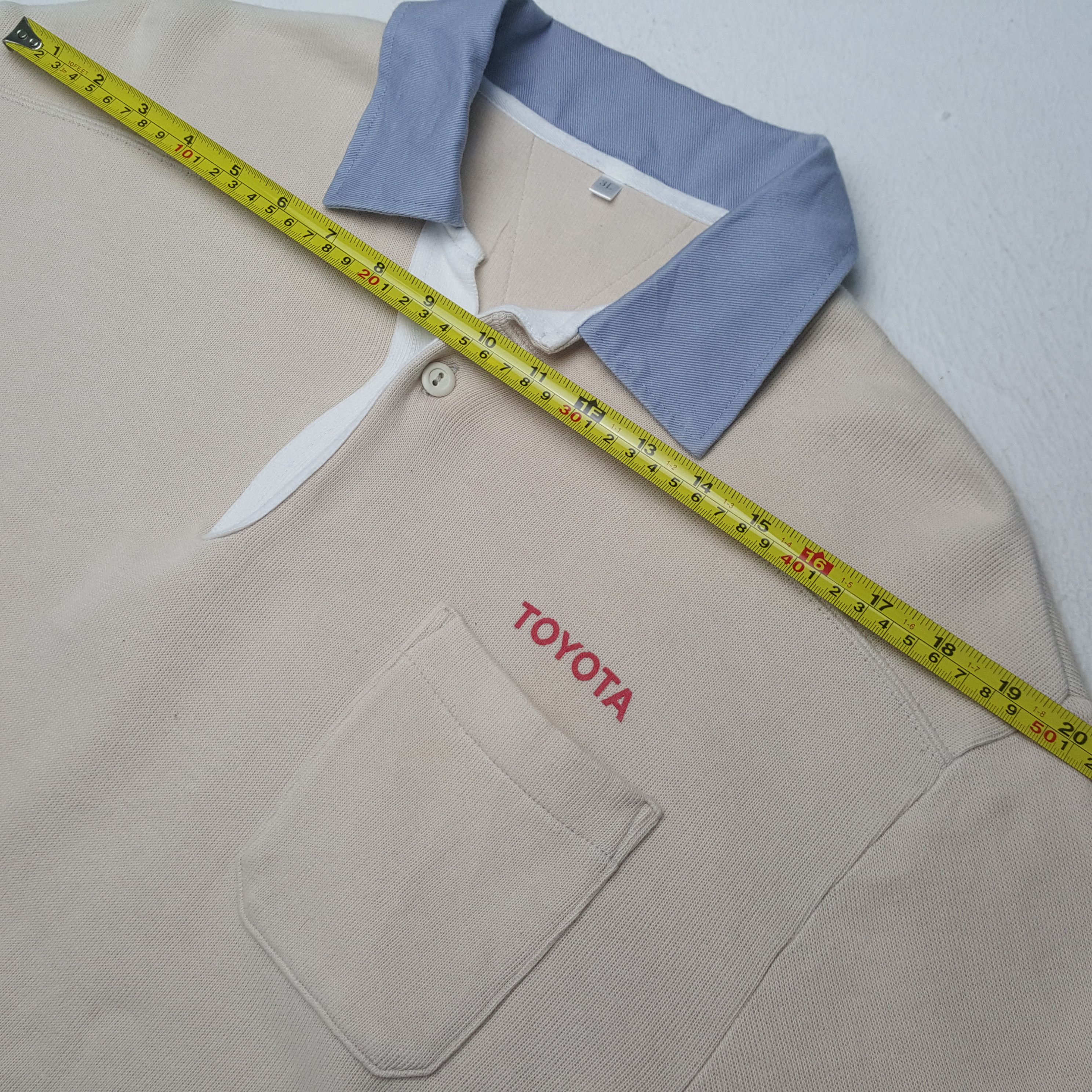 Japanese Brand TOYOTA Japanese Motorsports Collar Sweatshirt C296N5 Size US S / EU 44-46 / 1 - 6 Thumbnail