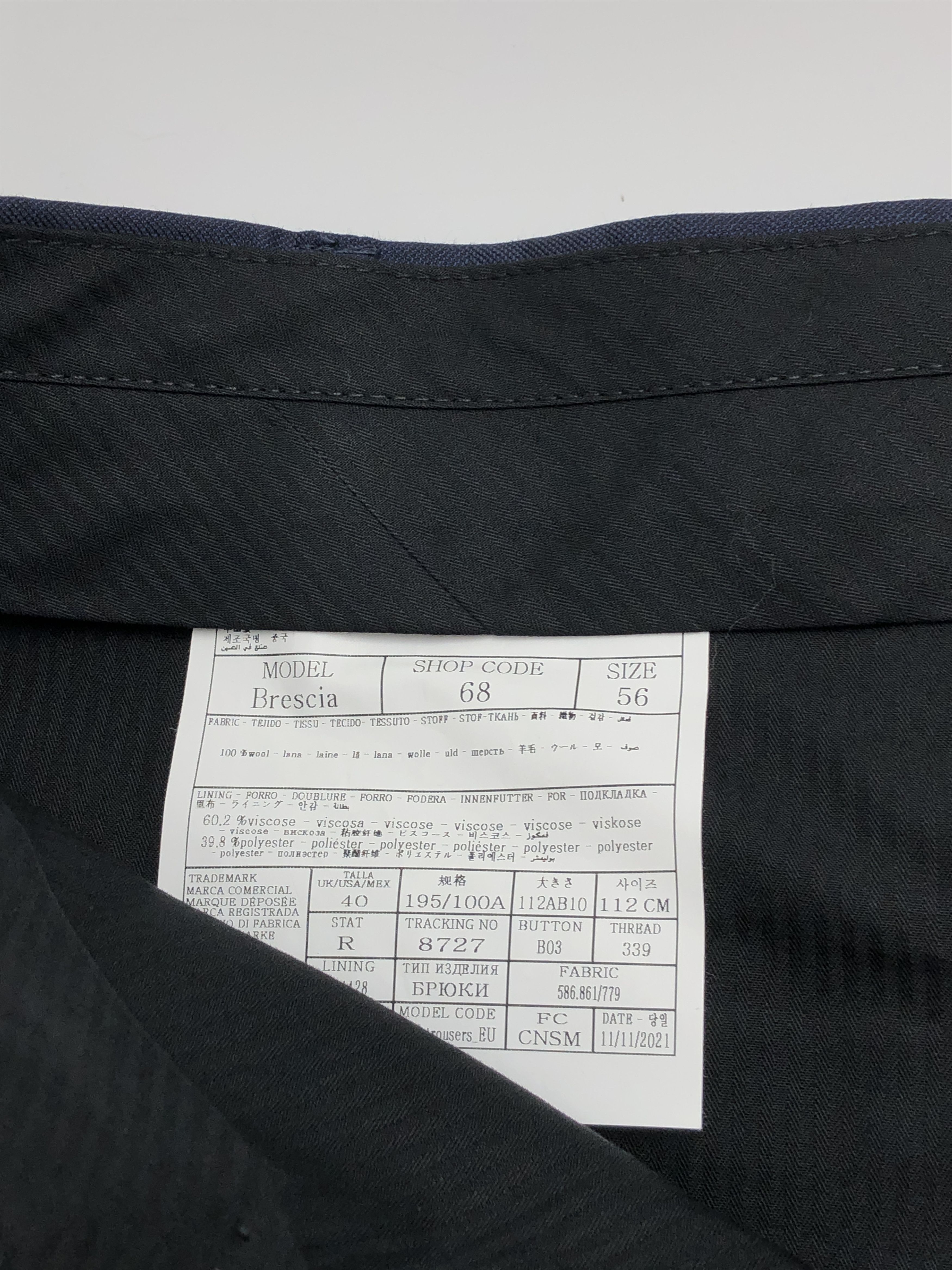 Suitsupply SUITSUPPLY Brescia Wool Formal Trousers Size 56 - W38 L32 Size 46R - 7 Thumbnail