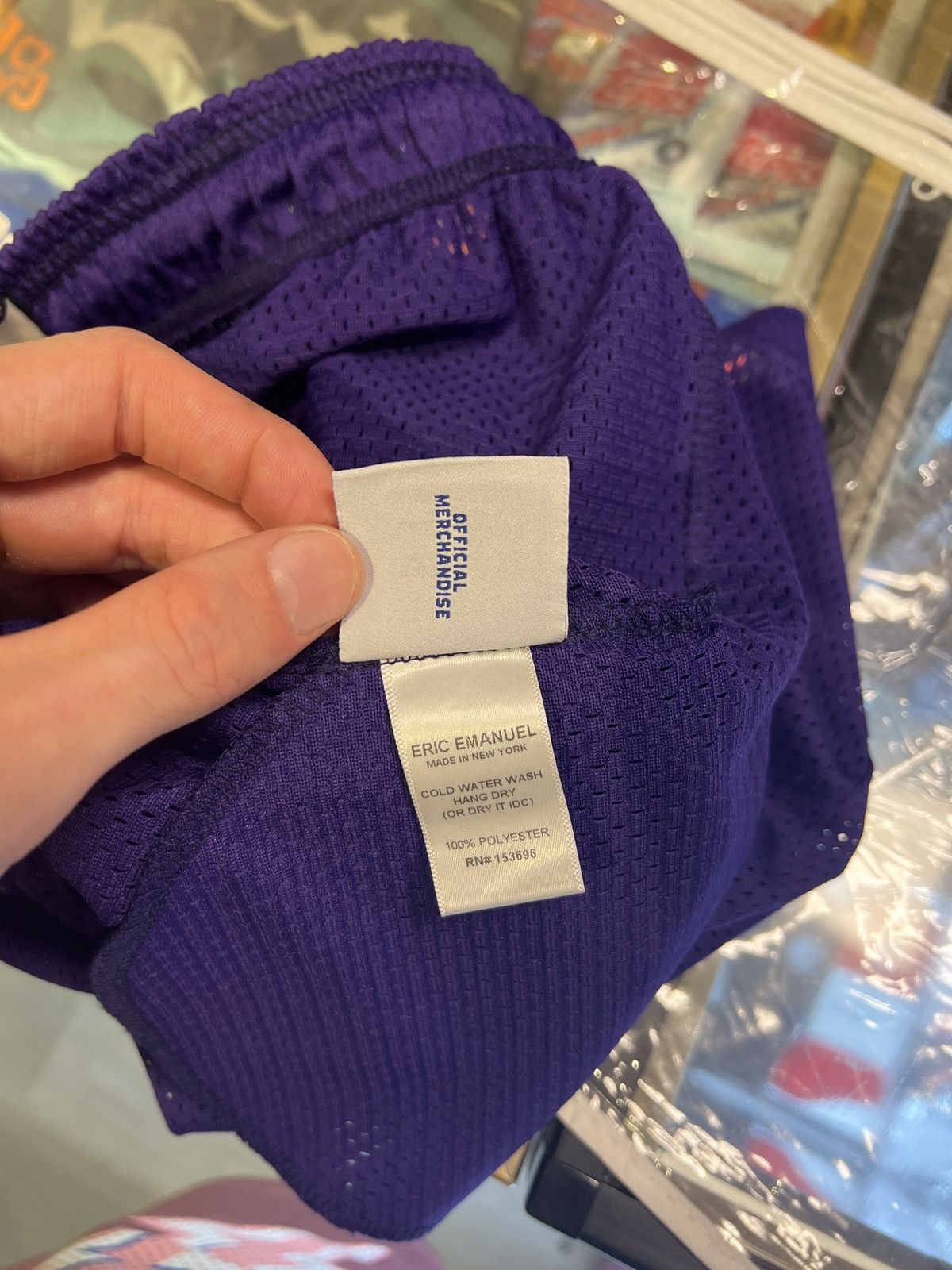 Eric Emanuel Eric Emanuel Basic Shorts Purple Yellow Size US 34 / EU 50 - 5 Thumbnail