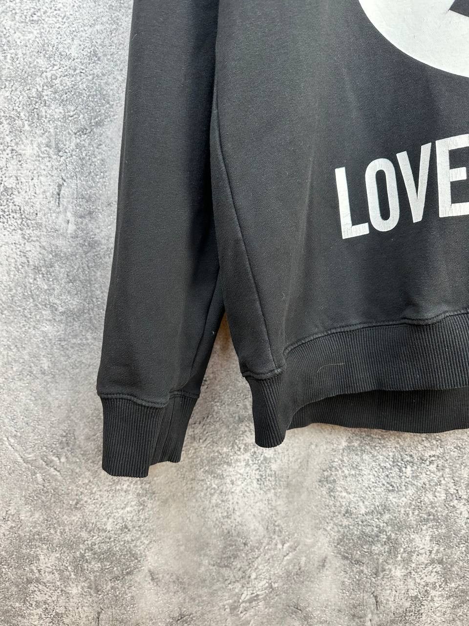 Moschino Love Moschino Peace Logo Sweatshirt Black Jumper Long Sleeve Size US M / EU 48-50 / 2 - 6 Thumbnail