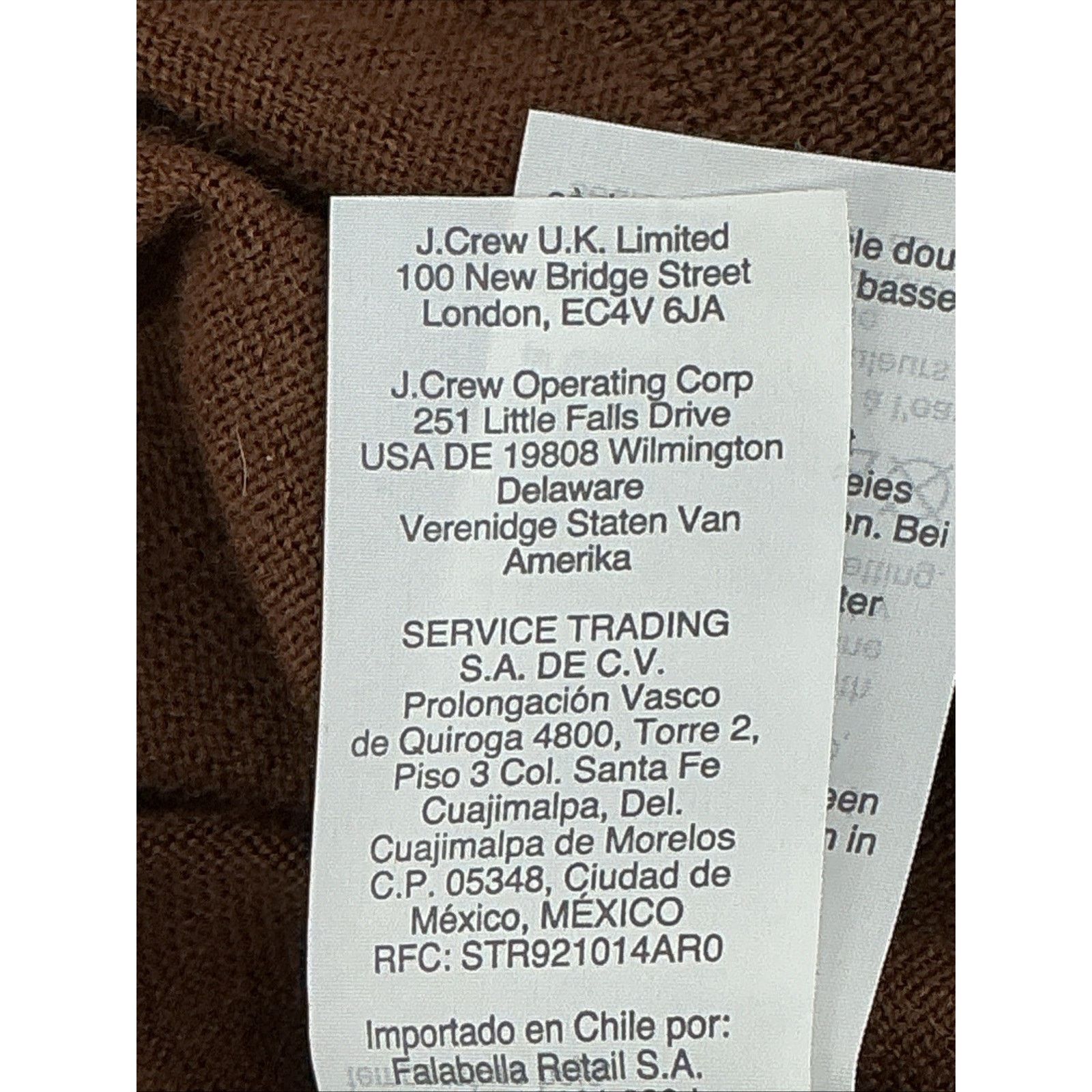 J.Crew J Crew Brown Sweater Womens Medium 100% Merino Wool Size L / US 10 / IT 46 - 8 Thumbnail