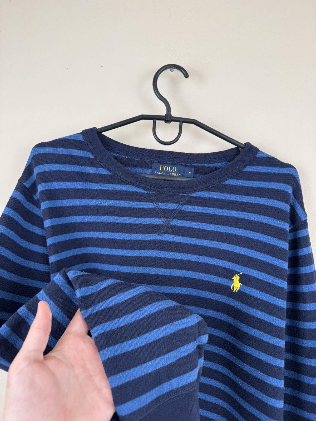 Polo Ralph Lauren Ralph Lauren Sweater Knitwear Sweatshirt M Striped Blue Size US M / EU 48-50 / 2 - 12 Thumbnail