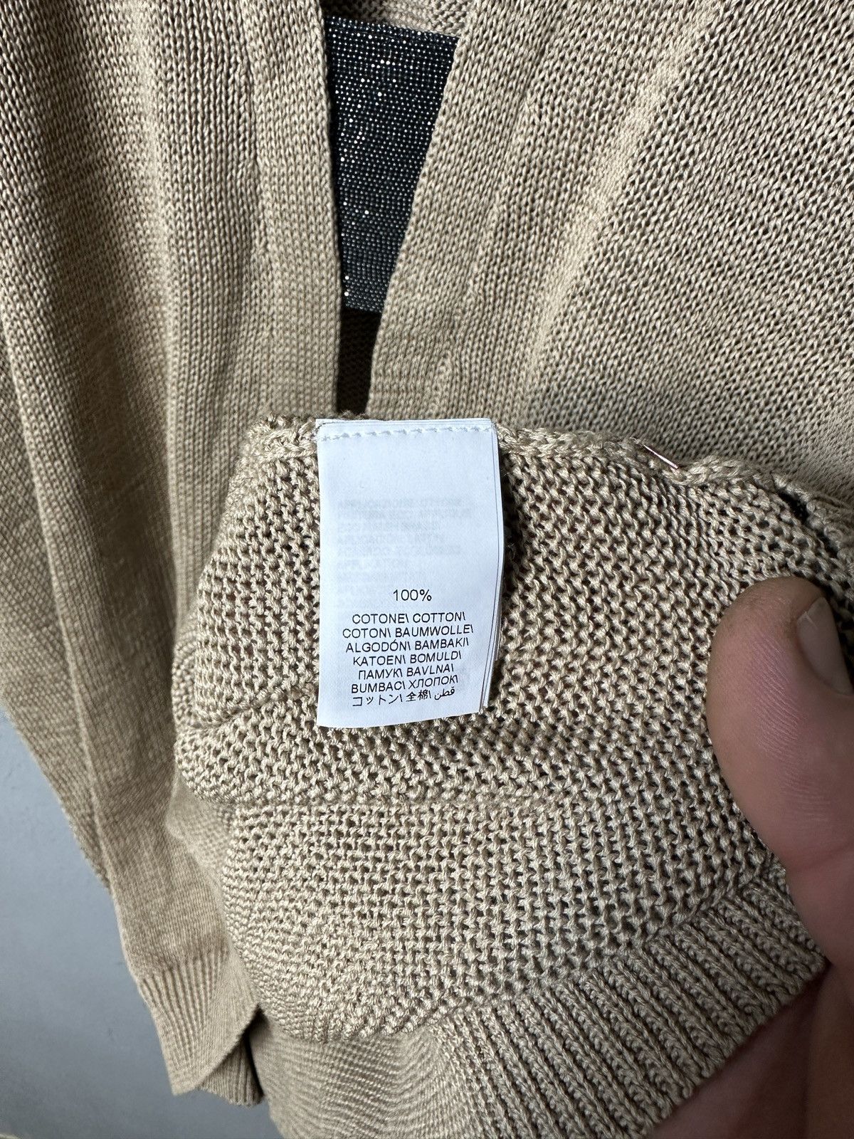 Brunello Cucinelli Brunello Cucinelli Knit Cotton Blouse Size L / US 10 / IT 46 - 6 Thumbnail