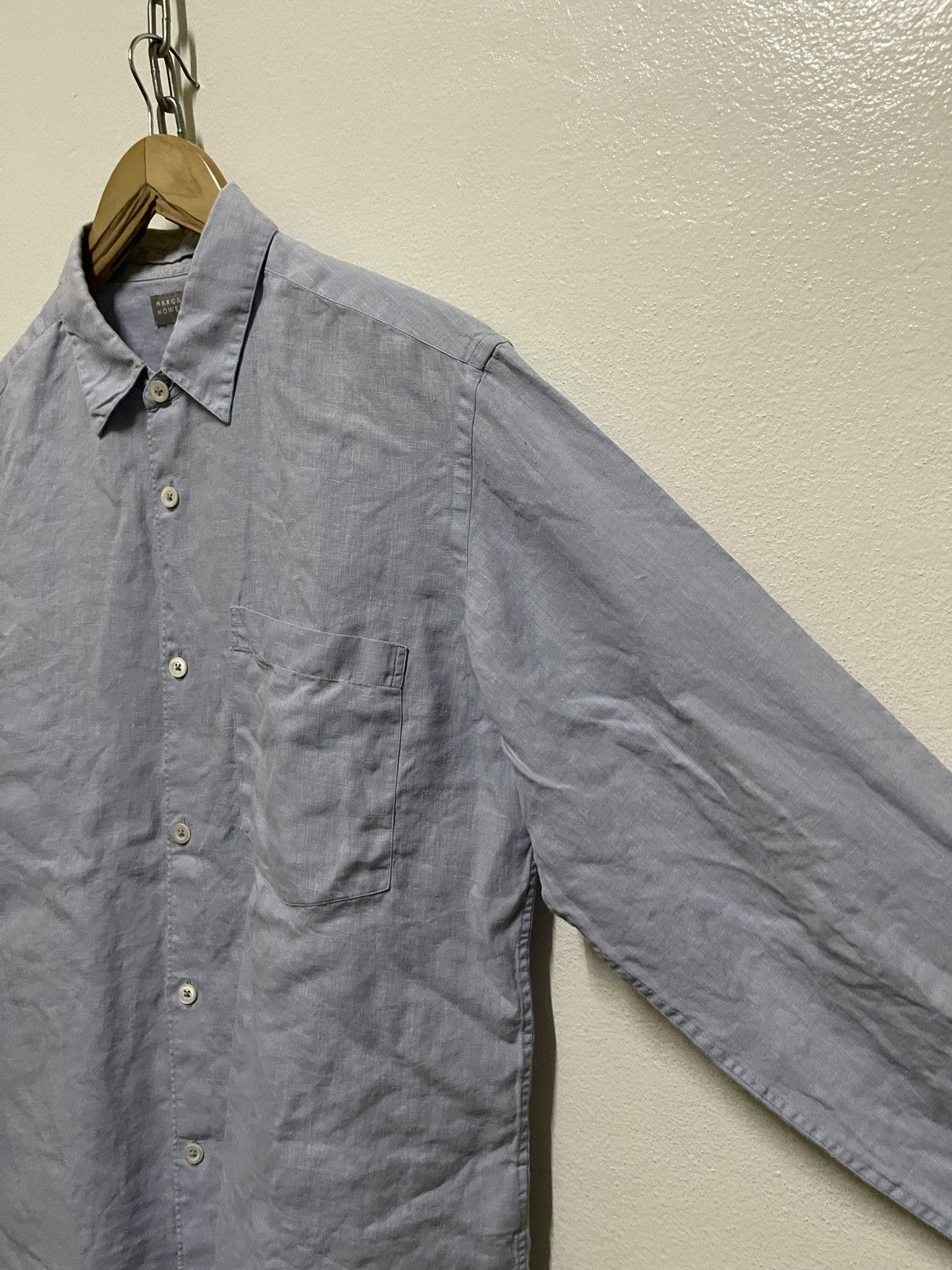 Margaret Howell Margaret Howell Linen Shirt Long Sleeve Size US L / EU 52-54 / 3 - 5 Thumbnail