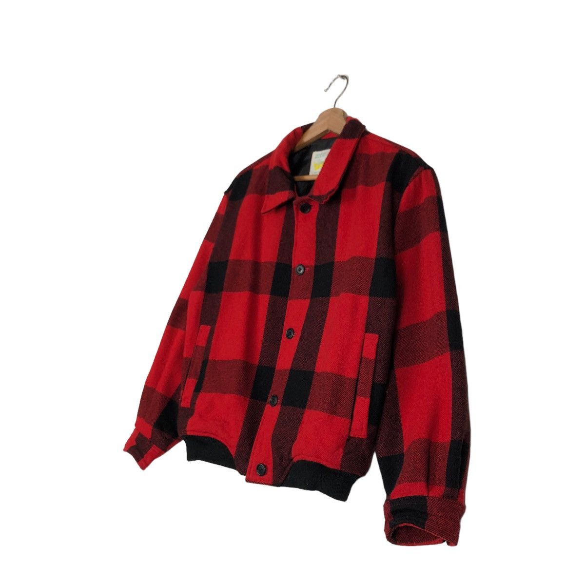 Japanese Brand 🔥Vtg Bomber Jacket Wool Tartan Design Rose Bowl USA Size US M / EU 48-50 / 2 - 2 Thumbnail