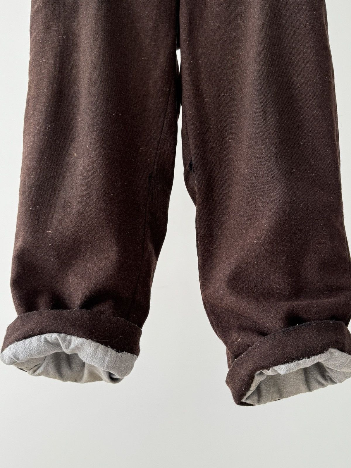 Japanese Brand Antique ≈1920s French Workwear ‘Boro’ Faded Winter Pants Size US 32 / EU 48 - 8 Thumbnail