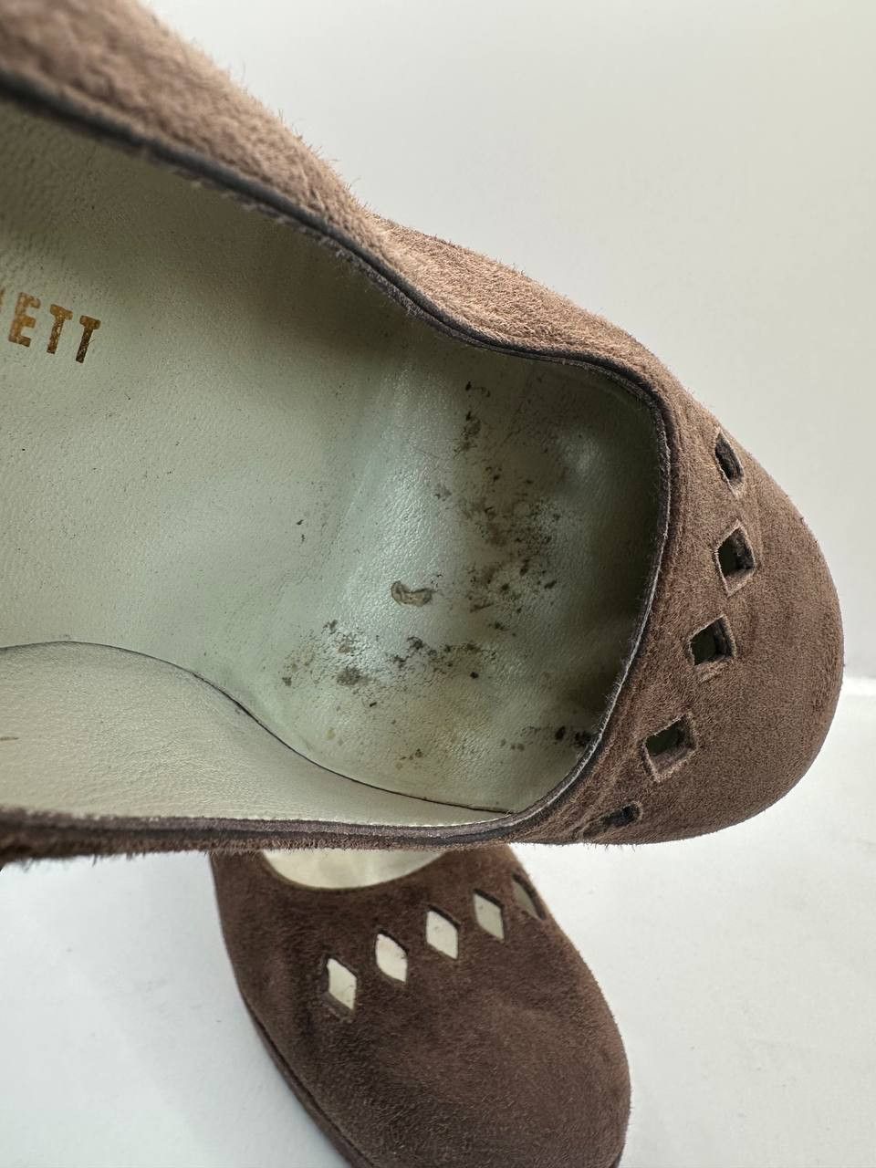 Katharine Hamnett London Katharine Hamnett London Brown Suede Block Heels Size US 8.5 / IT 38.5 - 6 Thumbnail