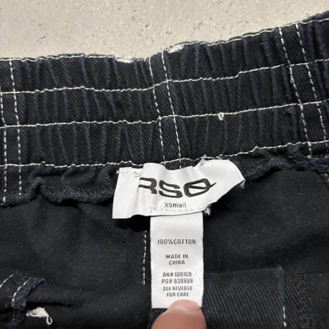 Japanese Brand × Vintage Crazy Vintage Y2K/2000s Grunge Black Opium Streetwear Cargo Pants! Size US 28 / EU 44 - 7 Thumbnail