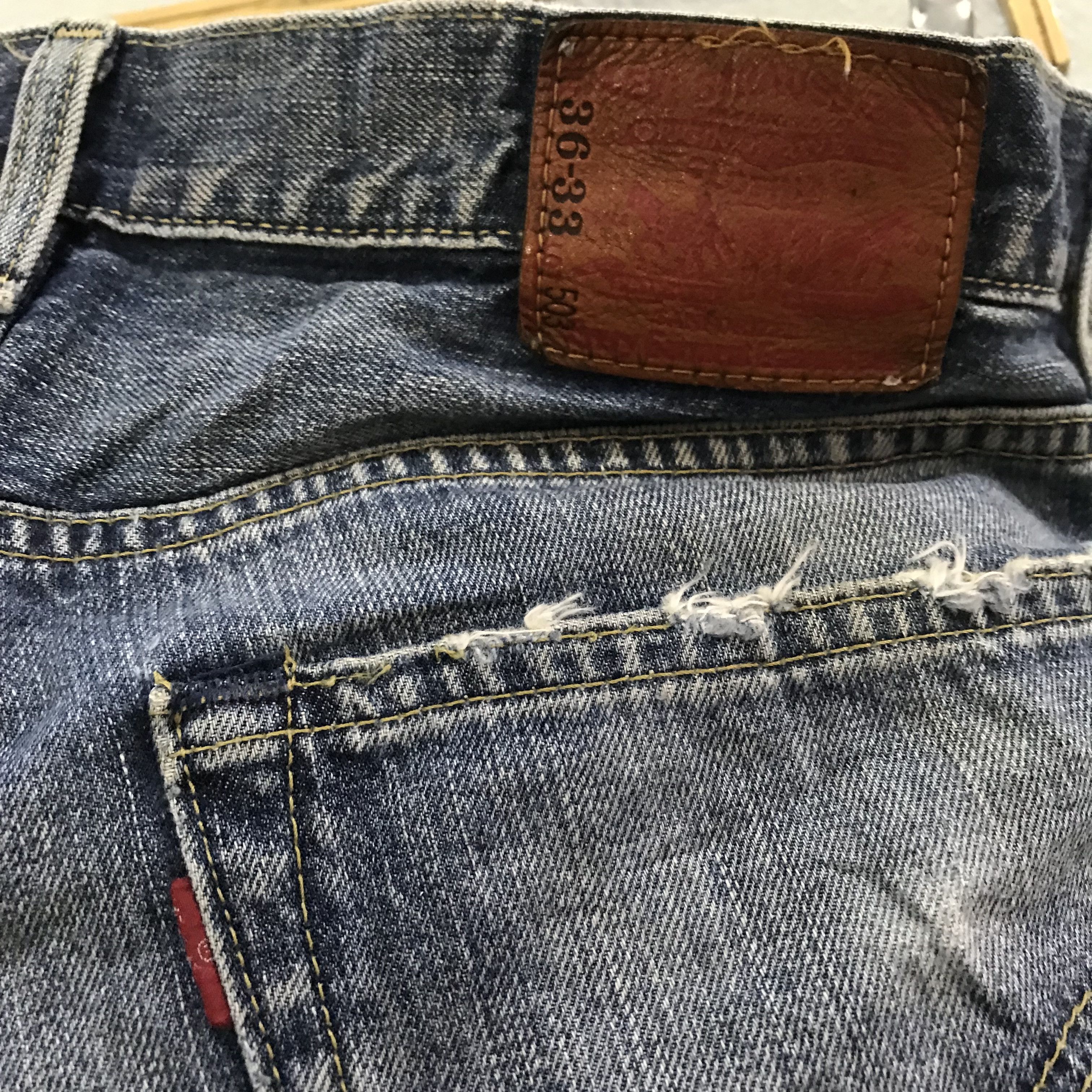 Levi's Vintage Levi’s 503 Jeans Distressed Blue Faded Straight Leg Size US 36 / EU 52 - 11 Thumbnail