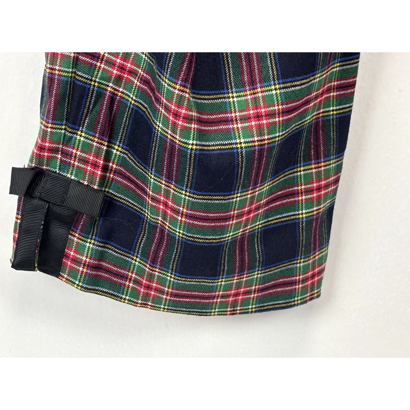 Talbots Talbots Plaid Wool Blend Pants 24W Plus Elastic Sides Tartan Bows Multicolor Womens Size 42" / US 20 - 6 Thumbnail