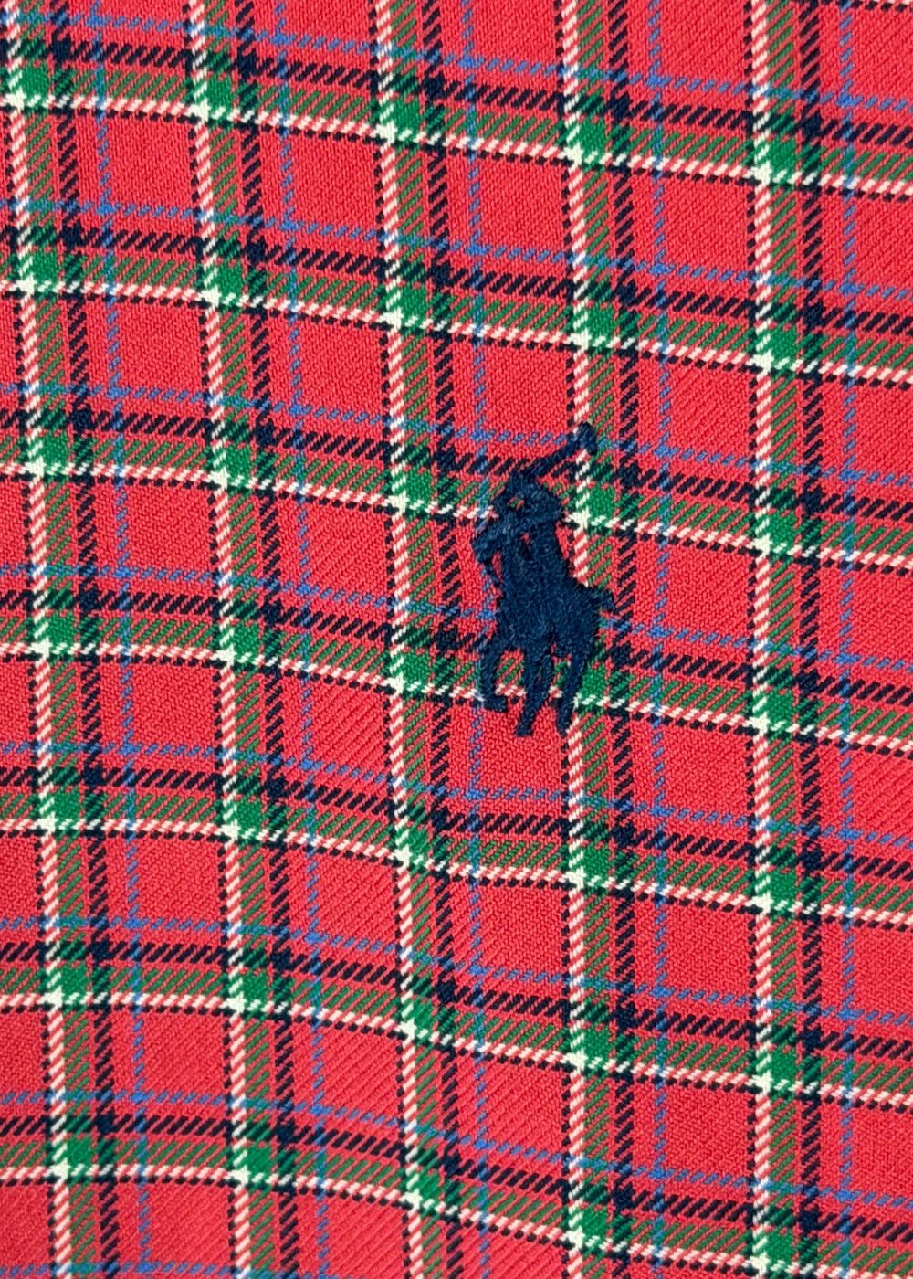 VTG PRL "Custom Fit" Tartan Plaid Button-Down Shirt image 7