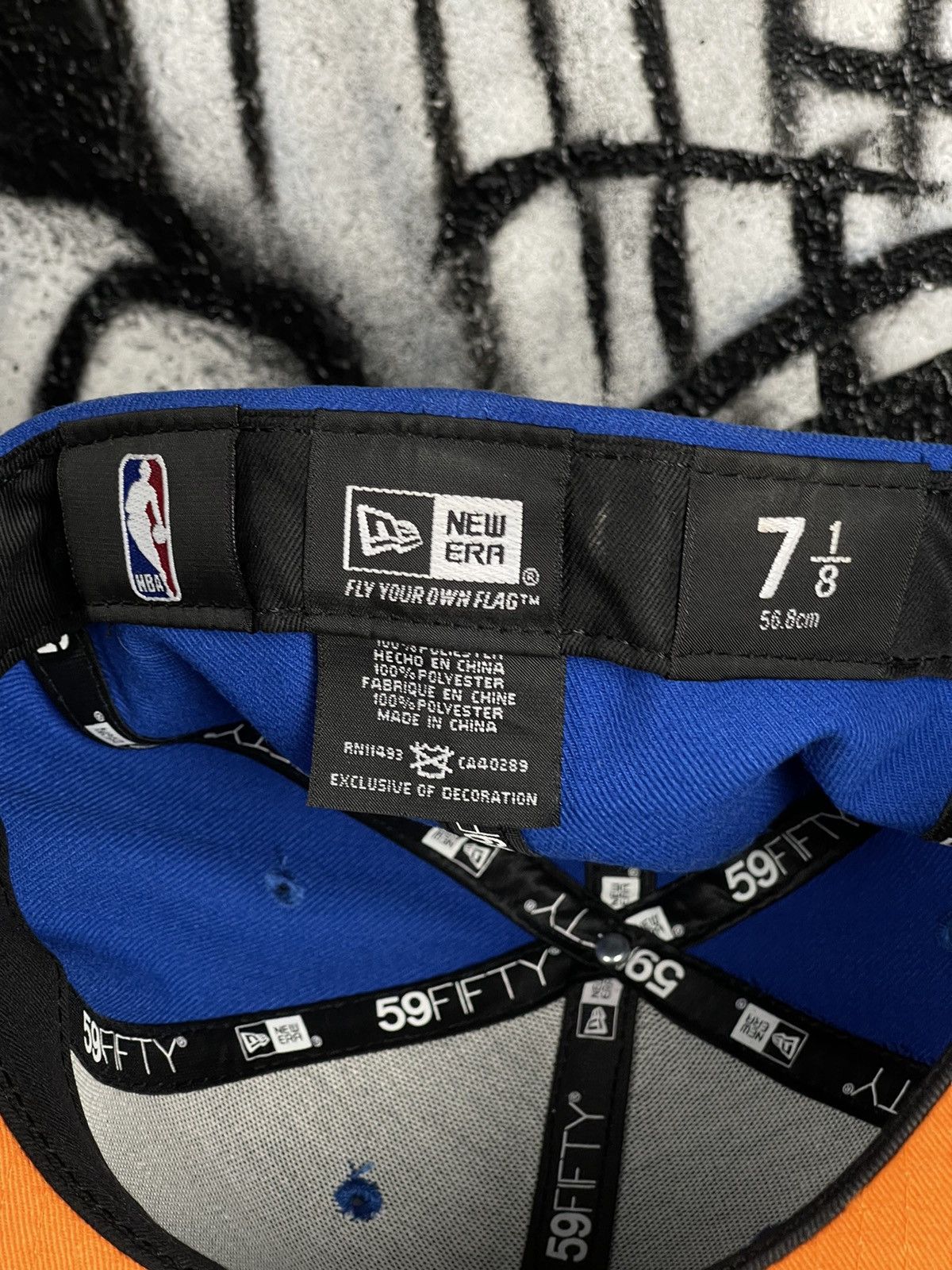NBA Y2K Knicks NBA New York New Era SnapBack Cap Hat Size ONE SIZE - 12 Thumbnail