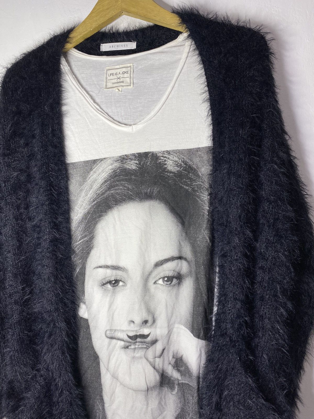 Hysteric Glamour × Japanese Brand Japanese Archives fuzzy cardigan Size US M / EU 48-50 / 2 - 3 Thumbnail