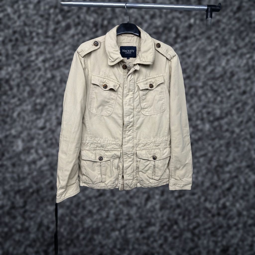 Hackett Hackett Mens Multipocket Utility Field Military Jacket M Size US M / EU 48-50 / 2 - 1 Thumbnail