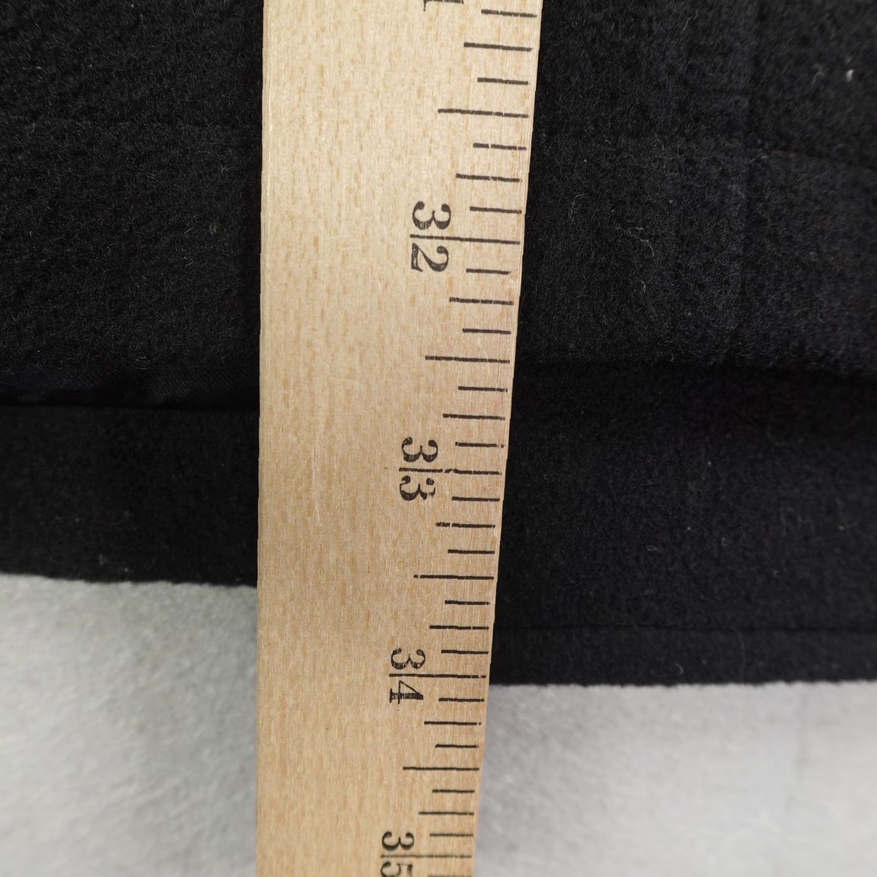 J.Crew VINTAGE J.CREW Mens XL Pea Coat Wool Blend Double Breasted Winter Lined Black Outer Shell Clothing Size US XL / EU 56 / 4 - 7 Thumbnail