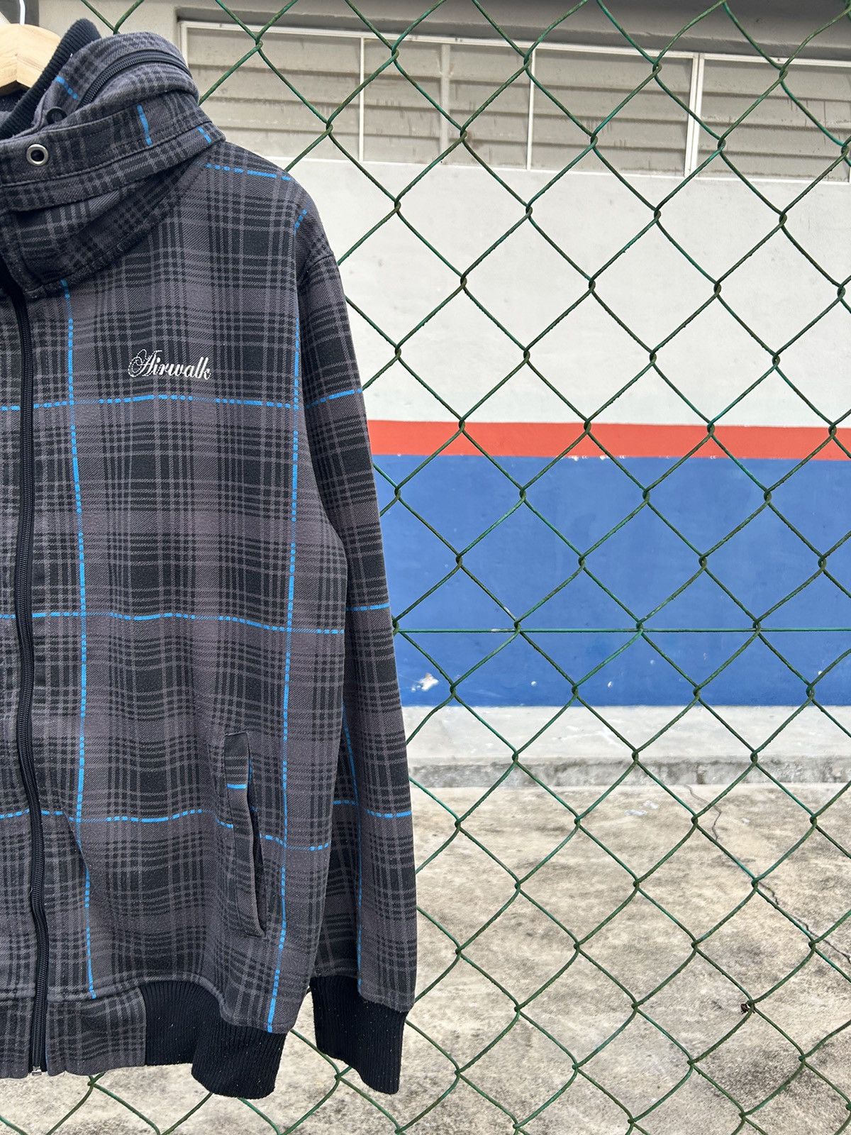 Airwalk Airwalk Skateboard Checkered Hoodie Zipper Size US XL / EU 56 / 4 - 4 Thumbnail