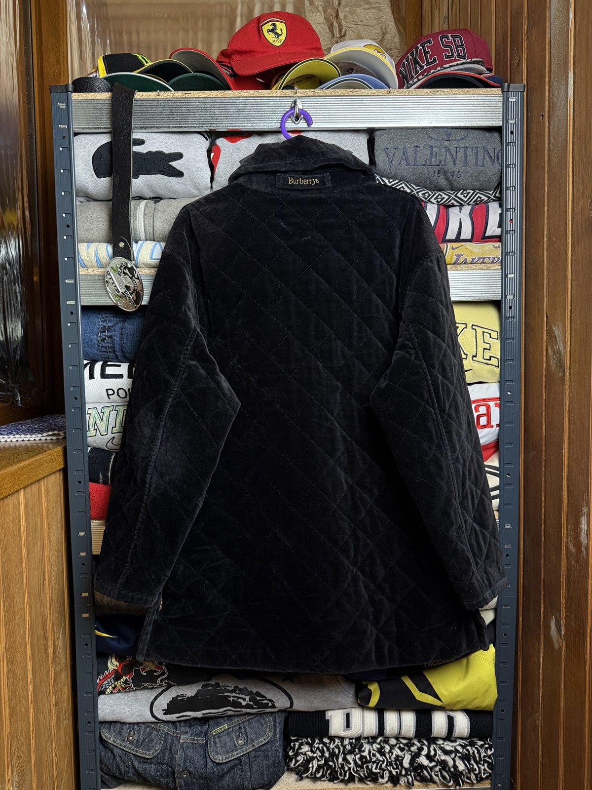 Burberry Burberrys Velvet Quilted Jacket Nova Check Size US L / EU 52-54 / 3 - 2 Thumbnail