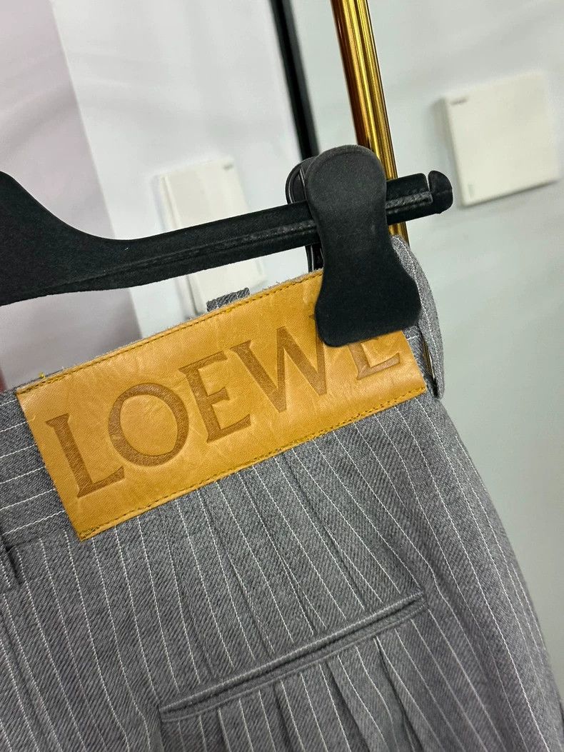 Loewe LOEWE Grey vertical striped trousers Size 42" / US 20 - 2 Thumbnail