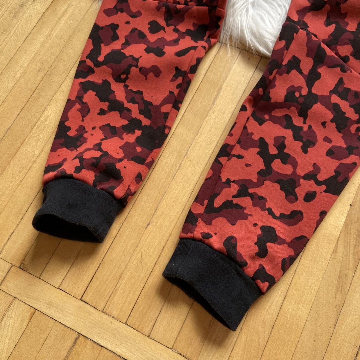 Nike 📌 Nike Tech Fleece Camouflage Red Pants Sweatpants S Size US 30 / EU 46 - 7 Thumbnail
