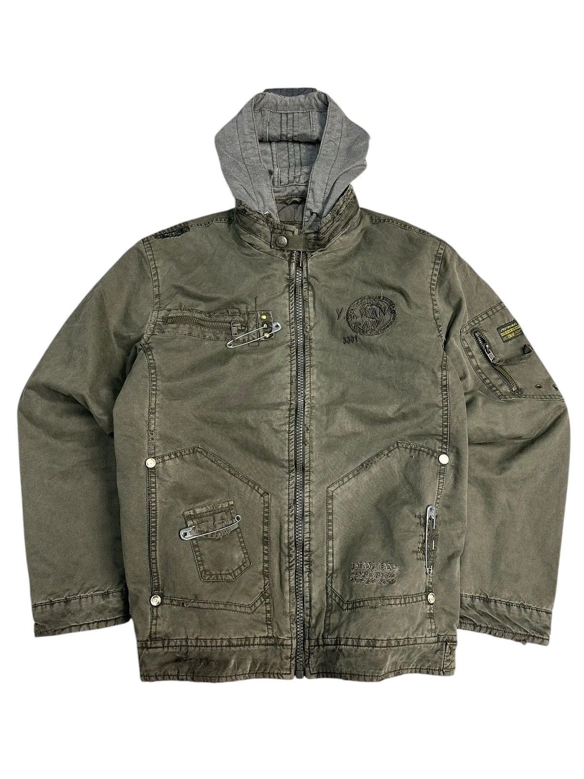 Diesel Ifsixwasnine LGB Vintage Japan Y2K Fur Hooded Jacket Size US M / EU 48-50 / 2 - 5 Thumbnail