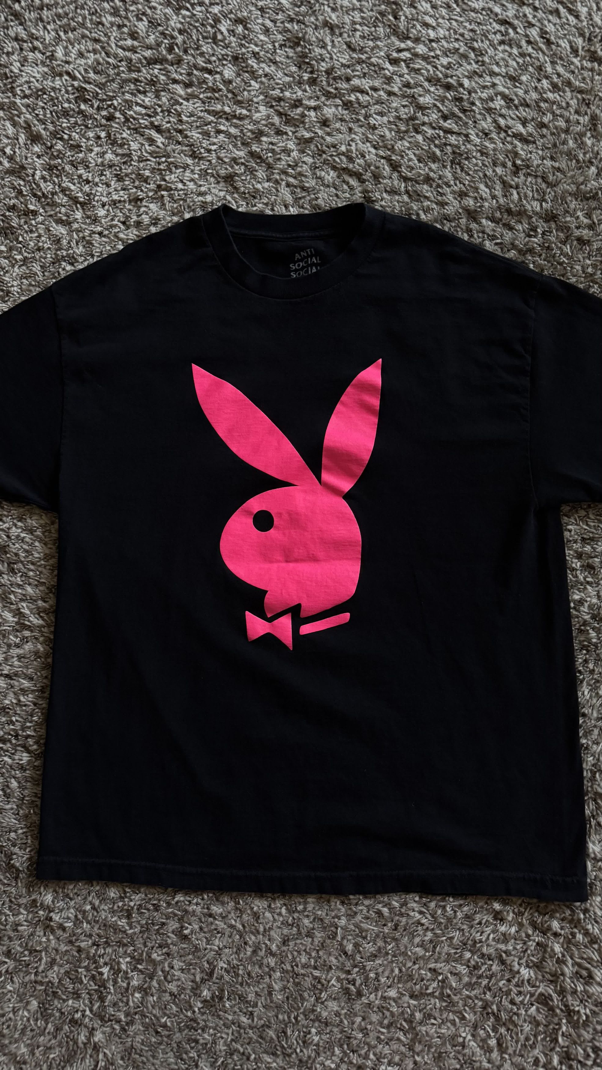 Playboy Vintage 1990s Playboy I Read the Articles Tee large black