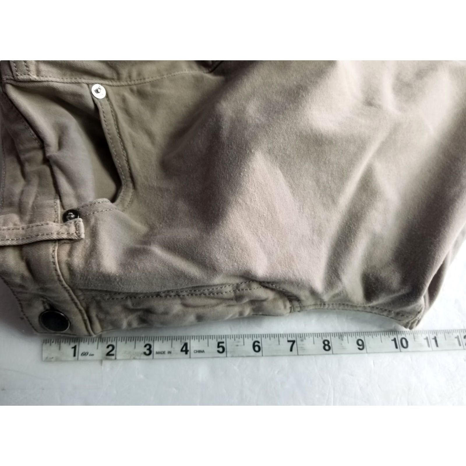 DL1961 DL1961 Avery Modern Straight Stretch Jeans Mens Beige 33x32 Denim Size US 33 - 4 Thumbnail