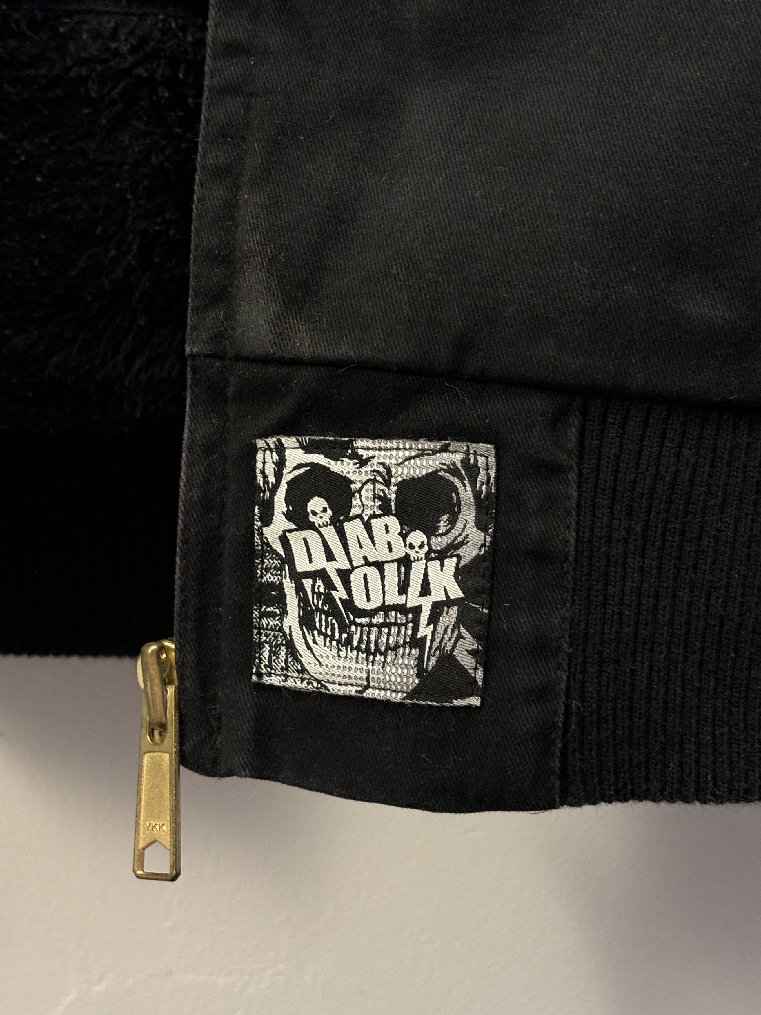Japanese Brand × Vintage Vintage Y2K Diabolik Evilwear Insulated Hoodie Size US L / EU 52-54 / 3 - 6 Thumbnail