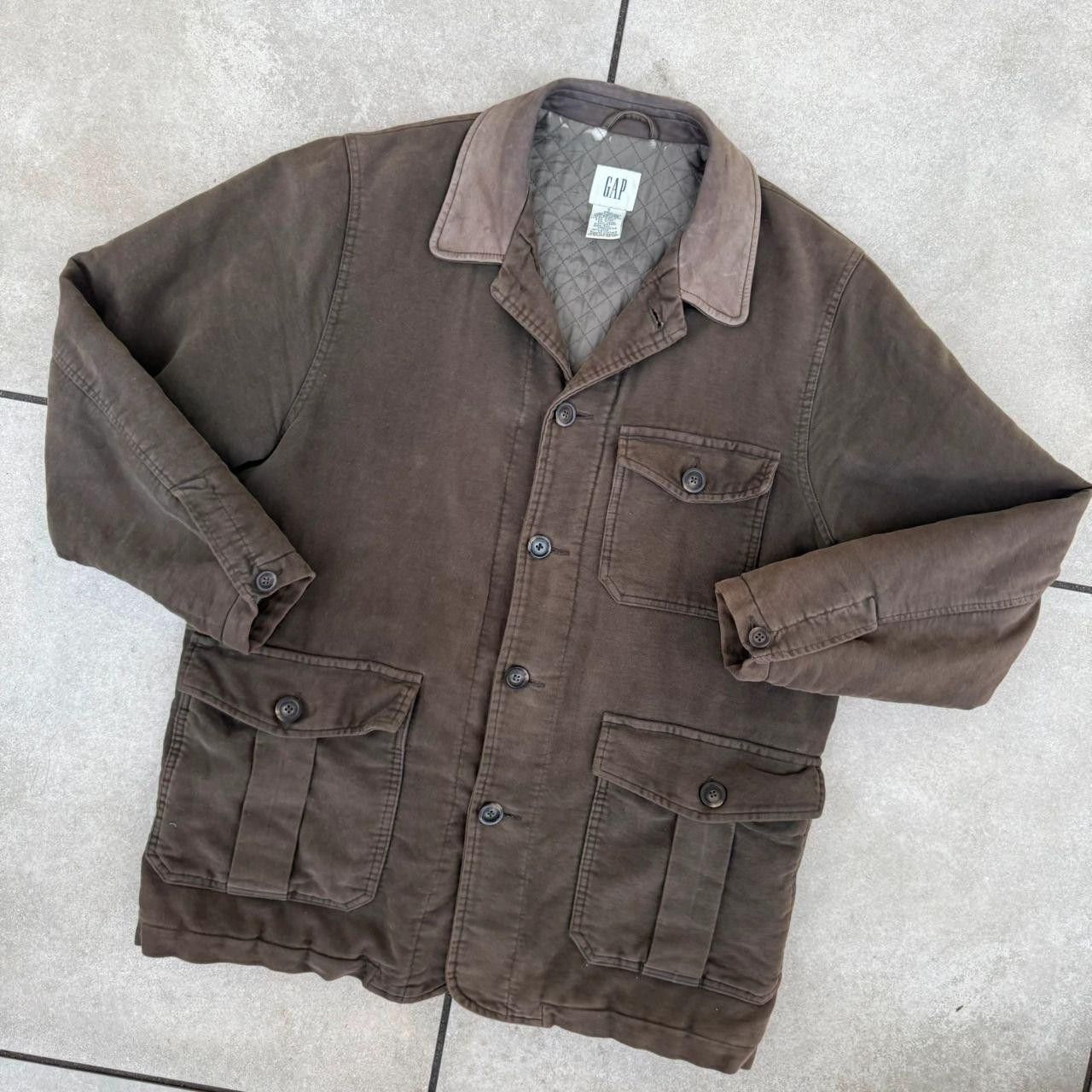 Gap Gap Vintage 90s Jacket Casual Leather Faded Size US M / EU 48-50 / 2 - 2 Thumbnail