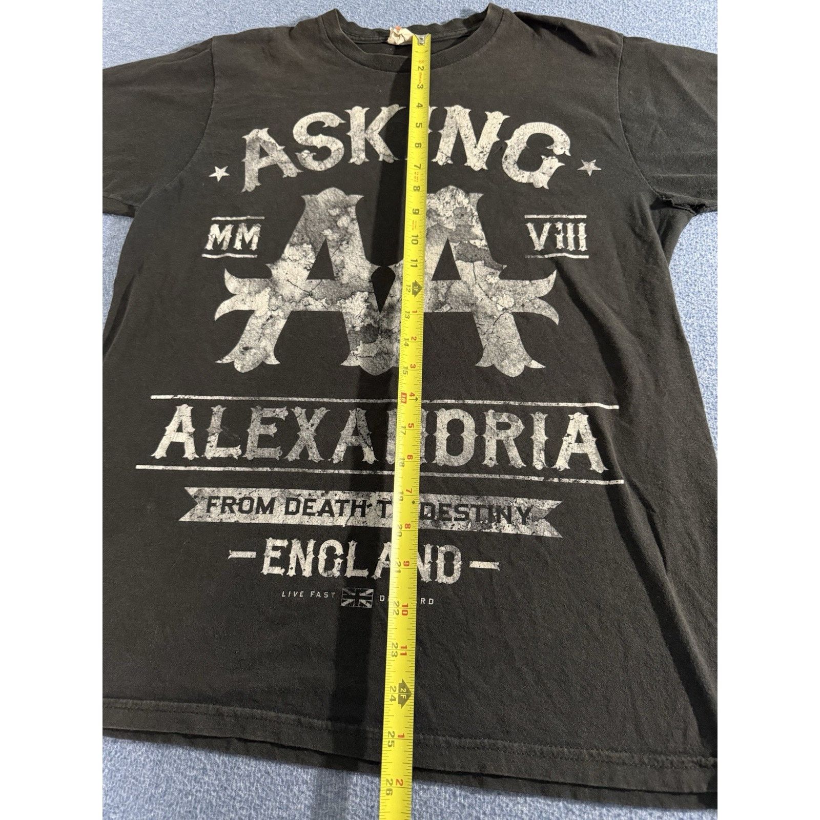 Other Asking Alexandria Black Size Large Thrashed Band T-Shirt Tee Size US L / EU 52-54 / 3 - 7 Thumbnail