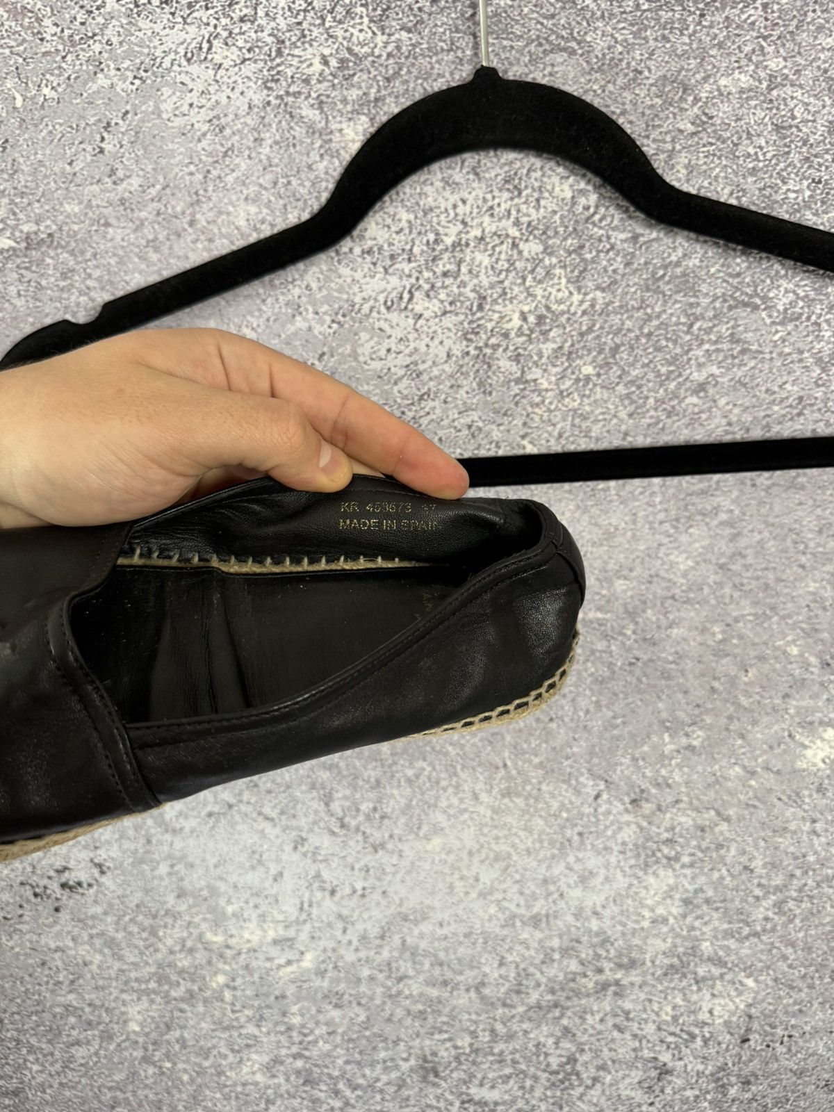 Saint Laurent Paris × Yves Saint Laurent YSL Black Monogram Espadrille 37 size women’s Size US 7 / IT 37 - 21 Thumbnail