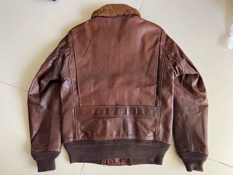 The Real McCoy's Leather Jacket Size US M / EU 48-50 / 2 - 5 Thumbnail