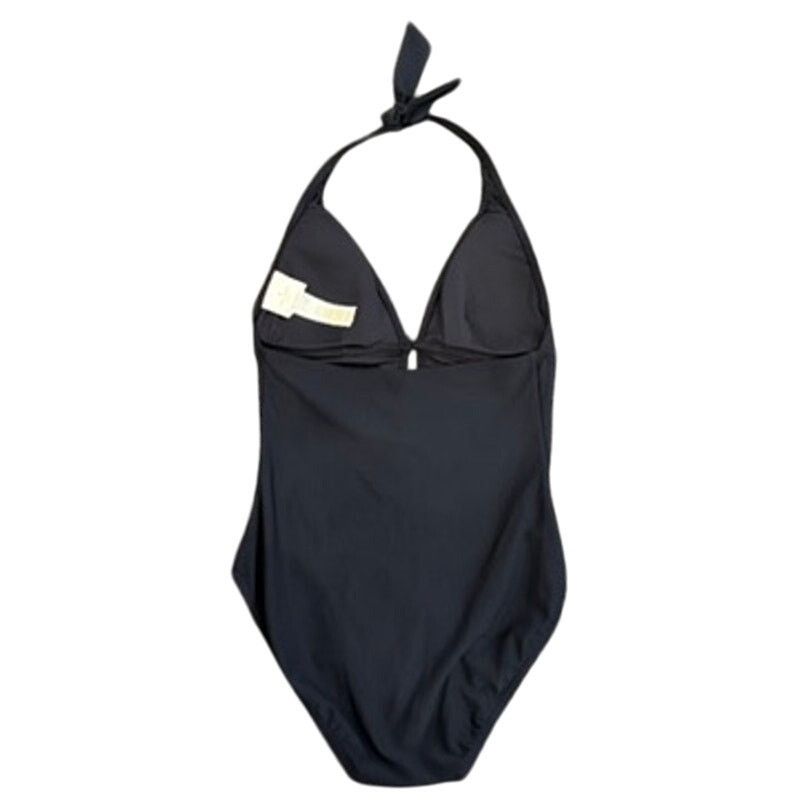 Kate Spade Kate Spade Marina Beach Halter Plunge One Piece Swimsuit, M Size ONE SIZE - 5 Thumbnail