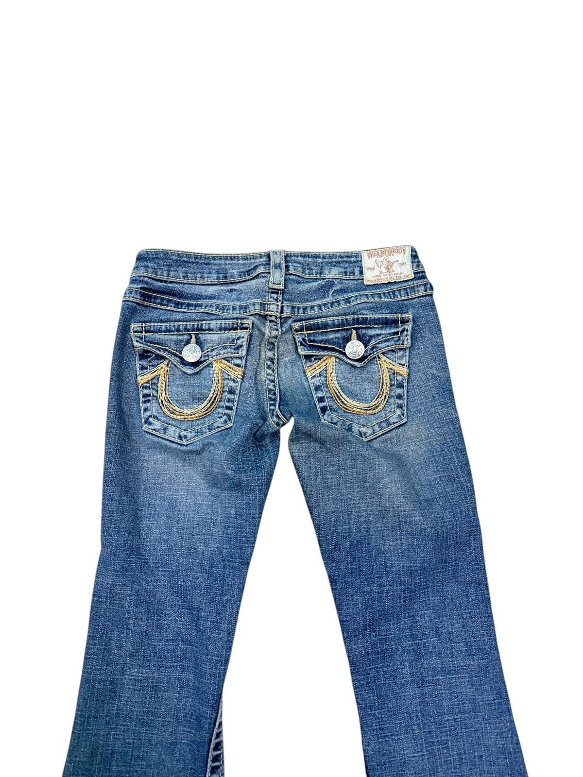 True Religion × Vintage VINTAGE TRUE RELIGION FLARE JEANS Size 28" / US 6 / IT 42 - 7 Thumbnail