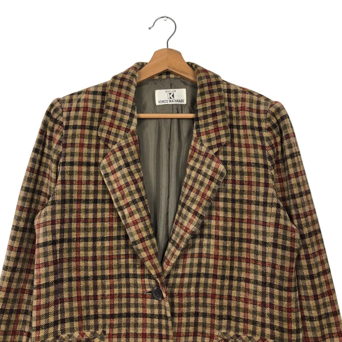 Japanese Brand 📌Vintage Chore Jacket Kenzo Watanabe Tartan Design Size US M / EU 48-50 / 2 - 4 Thumbnail