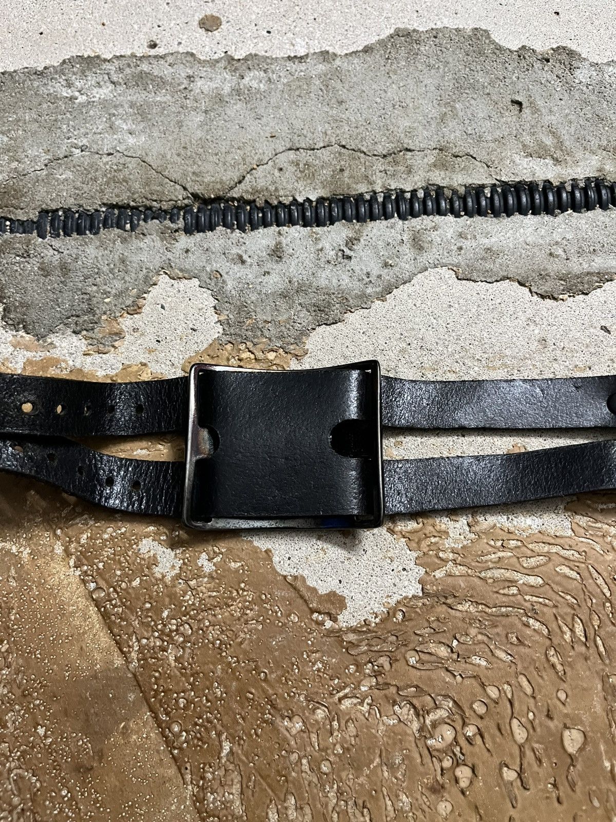 Dirk Bikkembergs Vintage Dirk Bikkembergs rare leather metal bracelet Size ONE SIZE - 8 Thumbnail