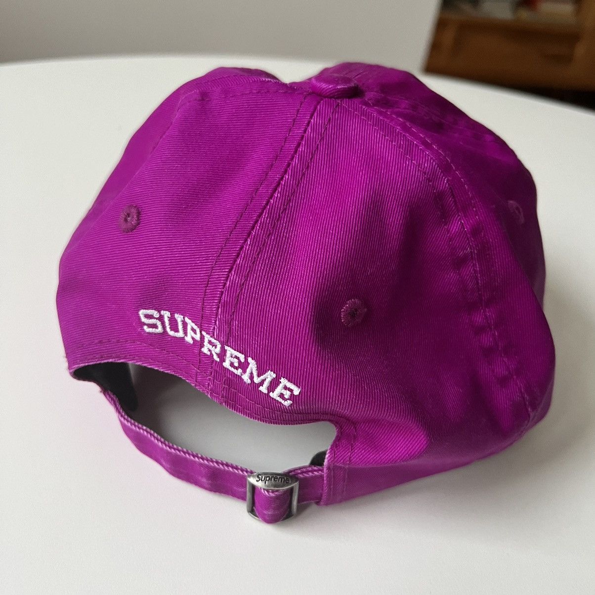 Supreme Supreme License Plate 6-panel Hat Purple Size ONE SIZE - 7 Thumbnail
