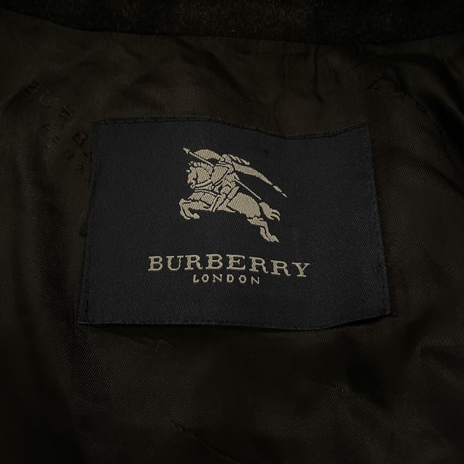 Burberry Burberry london Trench Coat jacket virgin WOOL men's BLACK Size US L / EU 52-54 / 3 - 12 Thumbnail