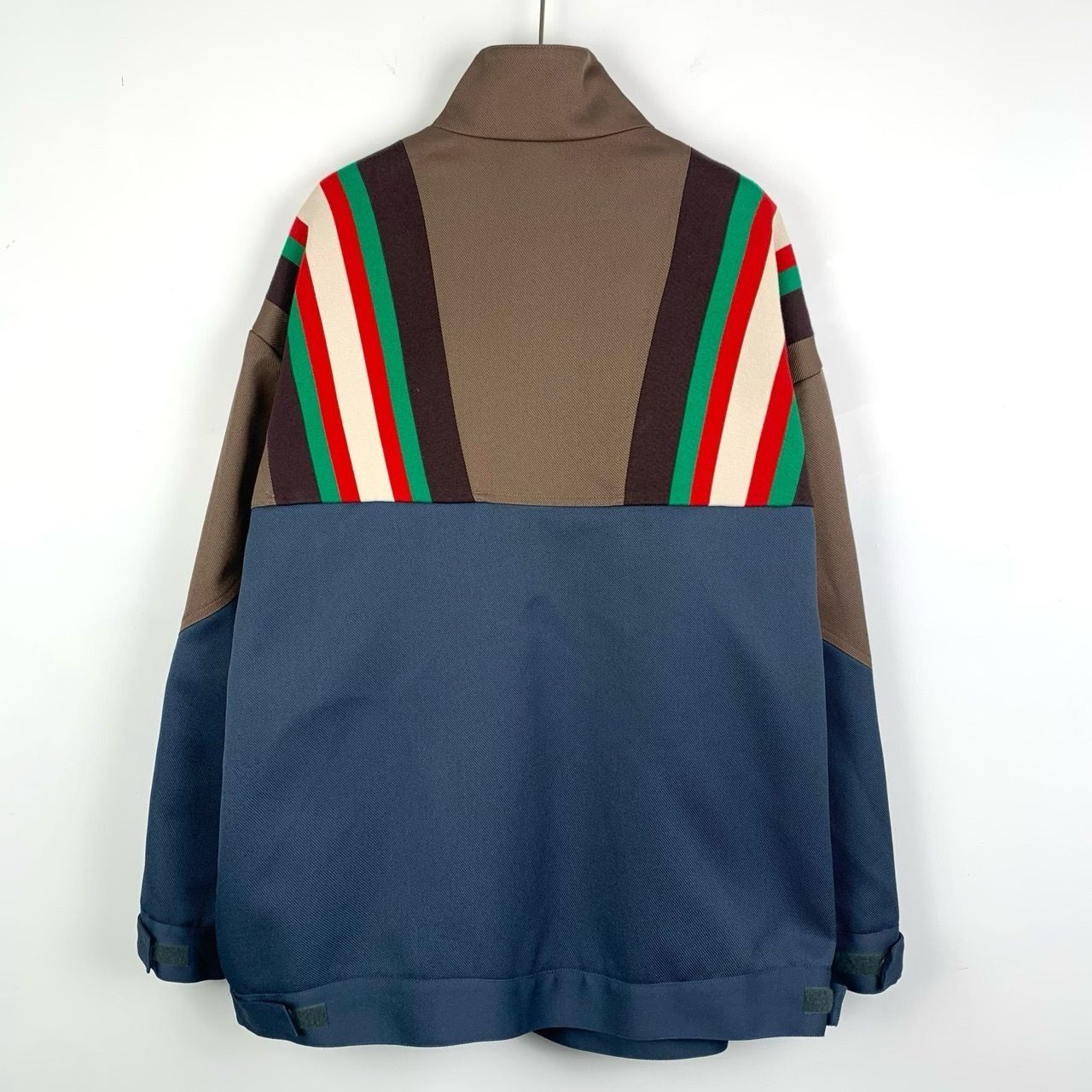 Gucci Gucci Logo-Striped Blue Zipper Jacket, Size 44 Size US S / EU 44-46 / 1 - 7 Thumbnail