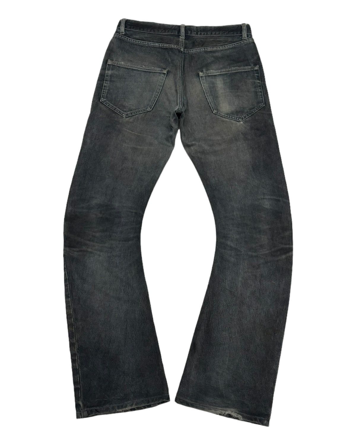 Attachment 🔥ISAMU KATAYAMA BACKLASH CURVE FLARED JEANS Size US 30 / EU 46 - 2 Thumbnail