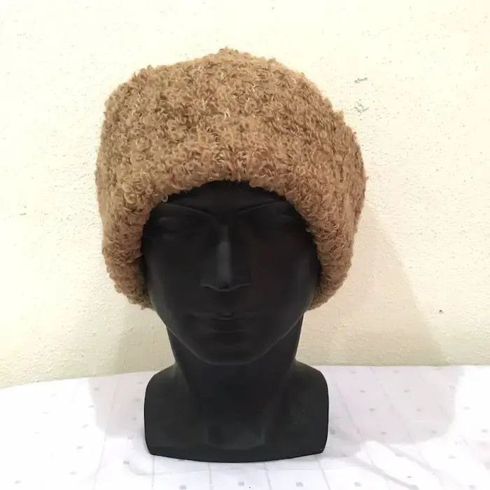 Japanese Brand Marylia Fleece Beanie Hat Size ONE SIZE - 3 Thumbnail