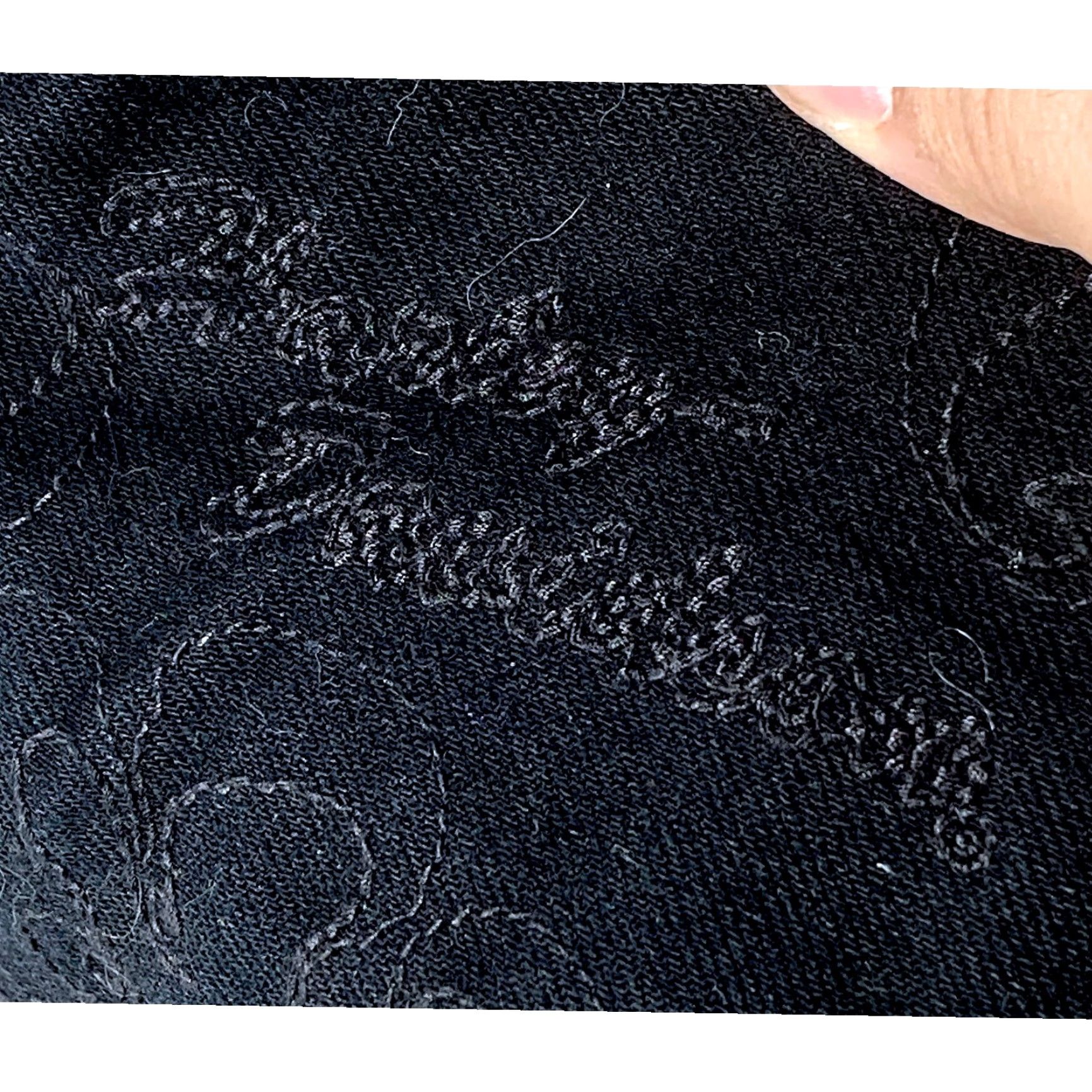 Harley Davidson VINTAGE Harley Davidson Jacket Women XS Black Denim Biker Grunge Embroidered Zipper Slip-On Short Sleeve? Size XS / US 0-2 / IT 36-38 - 4 Thumbnail