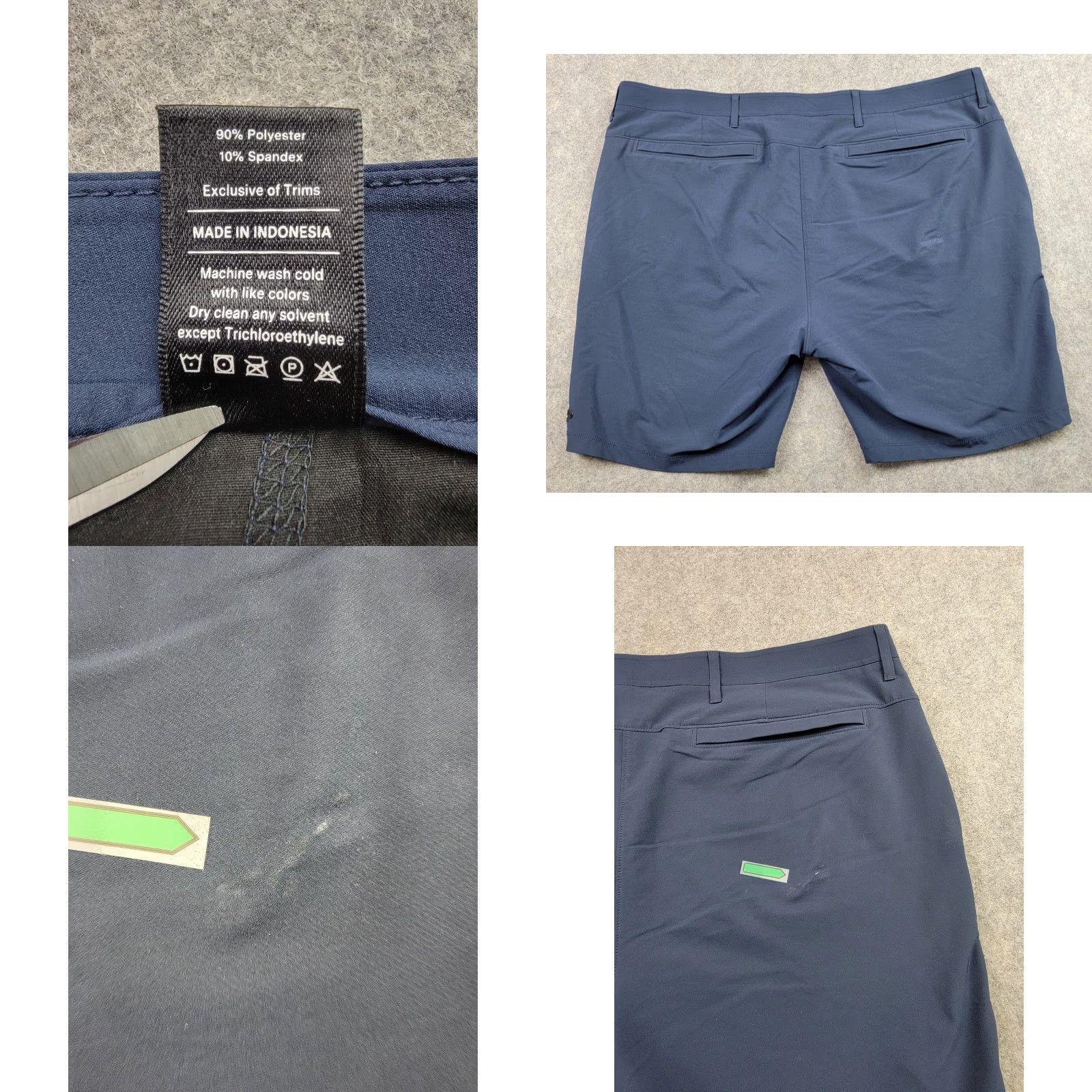 Vintage Public Rec Shorts Mens 40 Blue 8'' Inseam Slash Pockets Casual Athleisure Size US 40 / EU 56 - 9 Thumbnail