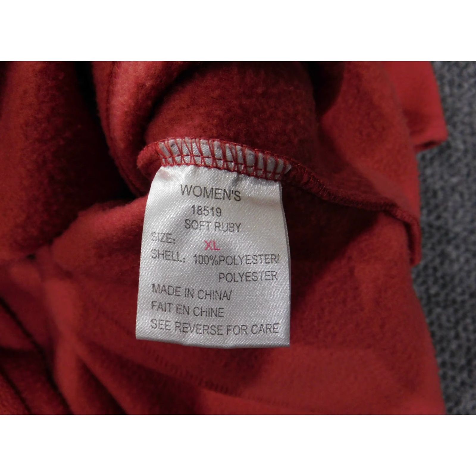 Vintage Woolrich Vest Womens XL Red Full Zip Fleece Outdoor Hiking Warm Layer Shirt Size XL / US 12-14 / IT 48-50 - 7 Thumbnail