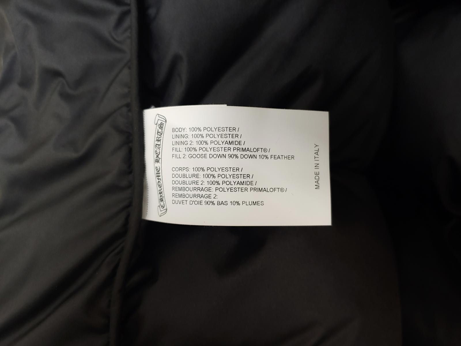 Chrome Hearts Chrome Hearts Plus Pattern Puffer Jacket in Black Size US XL / EU 56 / 4 - 4 Thumbnail