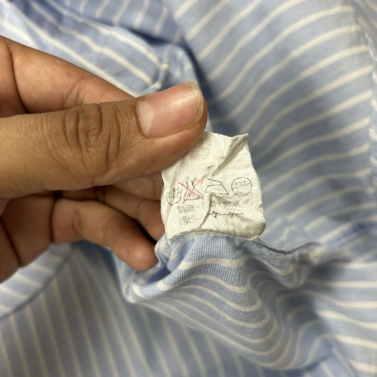 Japanese Brand × Mademoiselle Non Non Mademoiselle Non Non - Blue Shirt Size US L / EU 52-54 / 3 - 13 Thumbnail