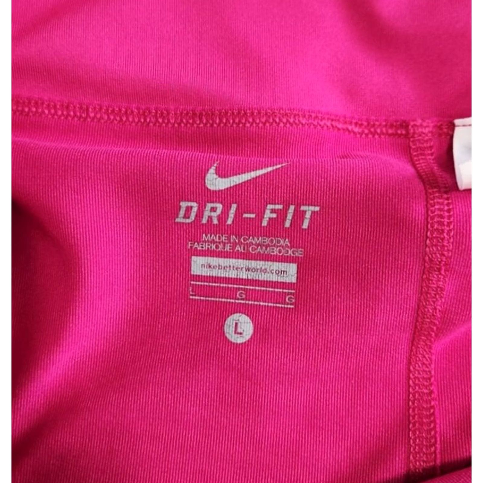 Nike Nike Dri-Fit Womens L Skort Pink Stretch Skirt Shorts Bottoms Size 36" / US 14 / IT 50 - 5 Thumbnail