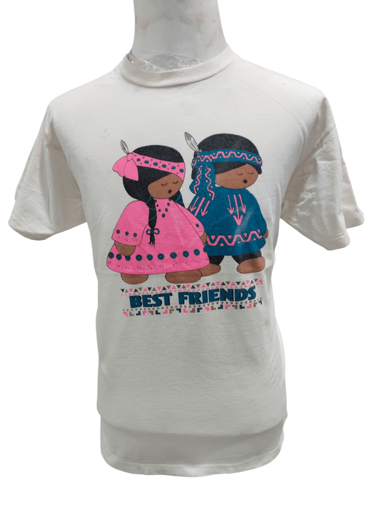 Anvil × Vintage Vintage 90s Best Friend Apache Tshirt Size US L / EU 52-54 / 3 - 1 Thumbnail