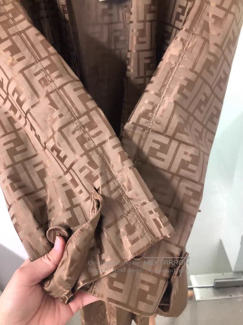 Fendi Fendi All-over printed trench coat Size XXS / US 00 / IT 34 - 5 Thumbnail